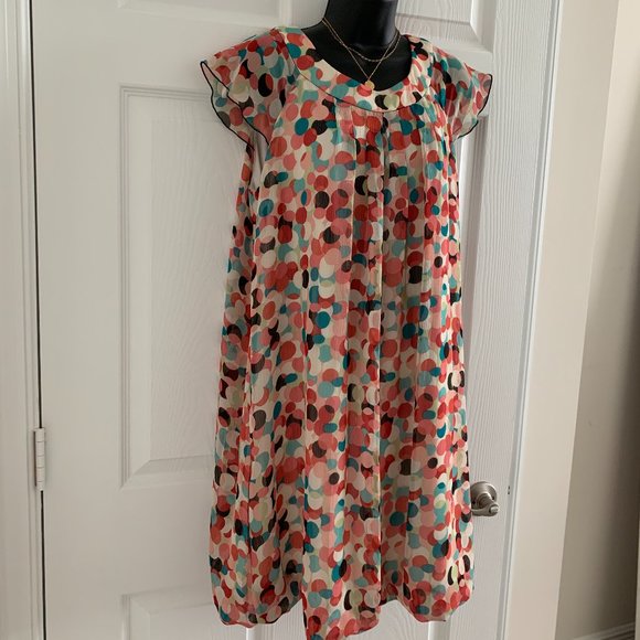 I.N. Studio Women´s Multicolor Shift Dress, Size 12 - Picture 5 of 16